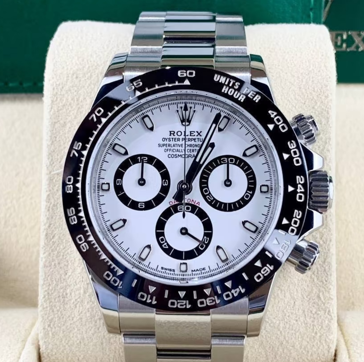 Dazzling watch detail